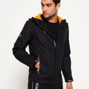 Superdry Vetoketjullinen Sports Active Shell Hupputakki Musta