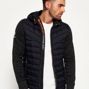 Superdry Vetoketjullinen Storm Hybridihuppari Musta