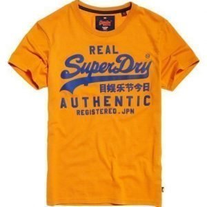 Superdry Vintage Authentic Grit T-paita Keltainen