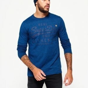 Superdry Vintage Authentic T-paita Sininen