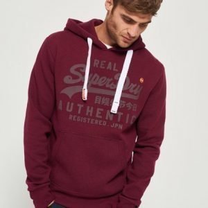 Superdry Vintage Authentic Tonal Huppari Punainen