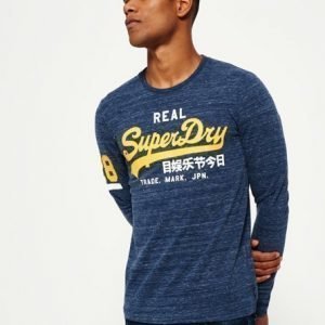 Superdry Vintage Logo Duo T-paita Laivastonsininen