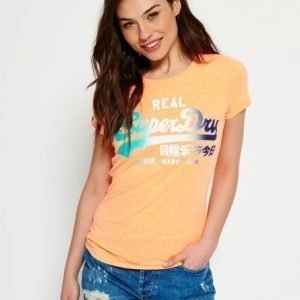 Superdry Vintage Logo Fade T-paita Vaaleanpunainen