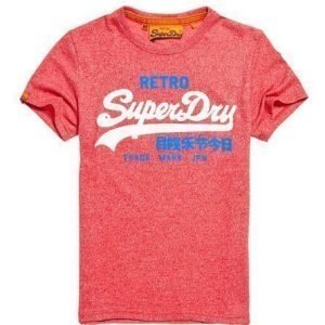 Superdry Vintage Logo Retro T-paita Punainen