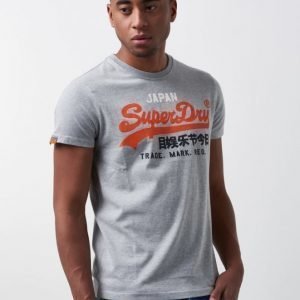 Superdry Vintage Logo Tee Grey