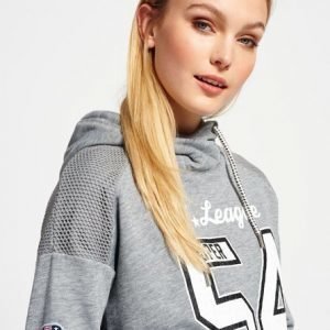 Superdry Väljä Tri League Huppari Harmaa