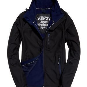 Superdry Windtrekker Takki Musta