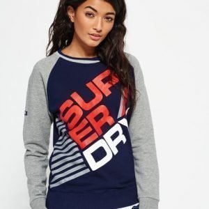 Superdry Winter Sports Collegepusero Harmaa