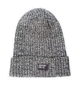 Superdry Wiseman Twist Beanie White/Black