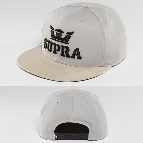 Supra Snapback Lippis Harmaa