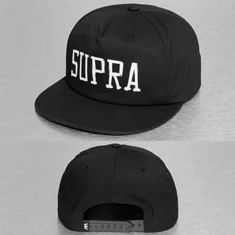 Supra Snapback Lippis Musta