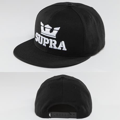 Supra Snapback Lippis Musta