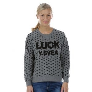 Svea Annika Crew Neck Pusero Harmaa