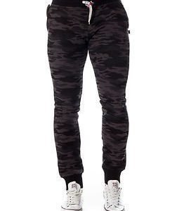 Sweet Pants Slim Print Camouflage Black