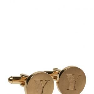 Syster P Signature Cufflinks Gold Pair kalvosinnapit