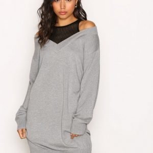 T By Alexander Wang Inner Tank Combo Loose Fit Mekko Heather Grey