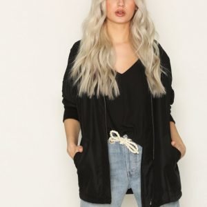 T By Alexander Wang Oversized Bomber Takki Black