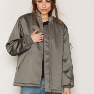 T By Alexander Wang Water Resistant Bomber Takki Leaf