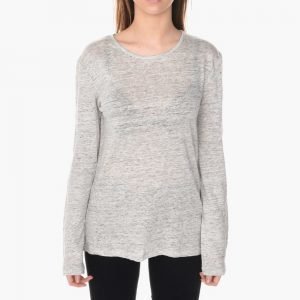 T by Alexander Wang Linen Long Sleeve Jersey