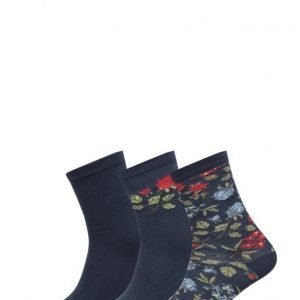 TOPECO Ladies Sock 3-Pack nilkkasukat