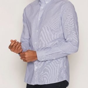 Tailored By Solid Shirt Drayton Kauluspaita Blue