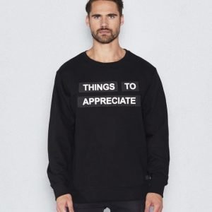 Things To Appreciate Patch Sweat Black