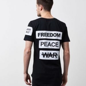 Things To Appreciate Peace/War Tee Black