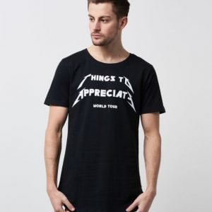 Things To Appreciate World Tour Tee Black