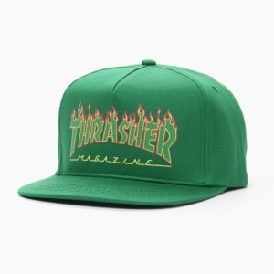 Thrasher Flame Logo Structured Snapback