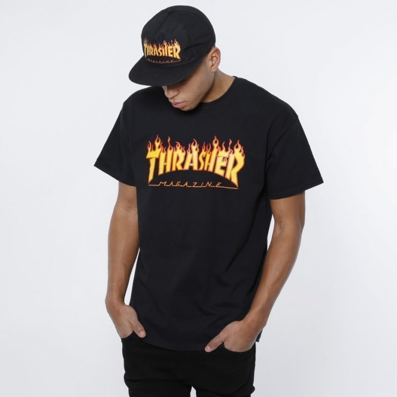 Thrasher Flame -t-paita