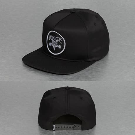 Thrasher Snapback Lippis Musta