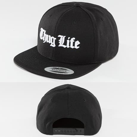 Thug Life Basic Snapback Lippis Musta