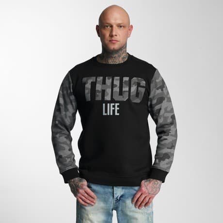 Thug Life Pusero Harmaa