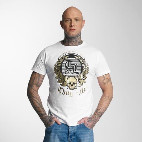 Thug Life T-paita Valkoinen