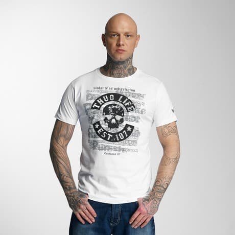 Thug Life T-paita Valkoinen