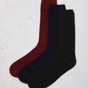 Tiger Of Sweden 3-pack Colonia Socks A01 Black/Navy/Bordeux