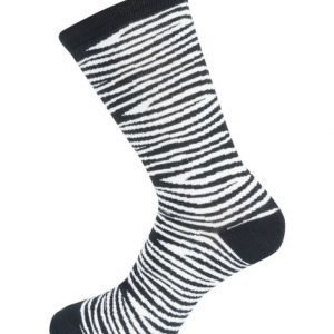 Tom Glory Zebra Socks Black