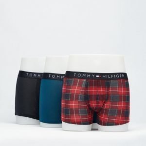 Tommy Hilfiger 3-pack Icon Check Trunk 944 Blue/Navy/Check