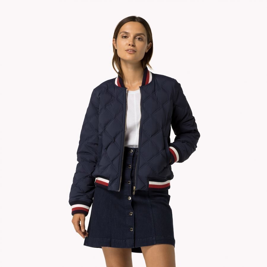 Tommy Hilfiger Blake Stretch Bomber Naisten Bombertakki