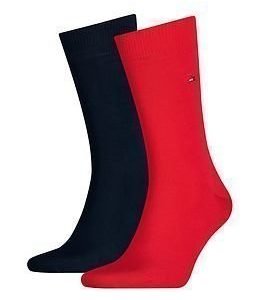 Tommy Hilfiger Classic Sock 2-pack Red/Navy