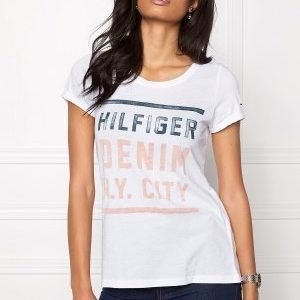 Tommy Hilfiger Denim Basic S/S T-Shirt 100 Classic White