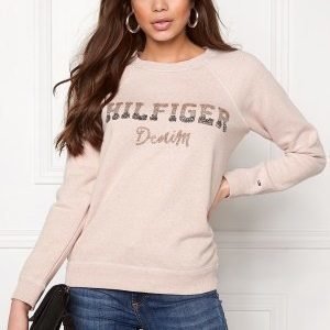 Tommy Hilfiger Denim L/S Knit 648 Mahogany Rose