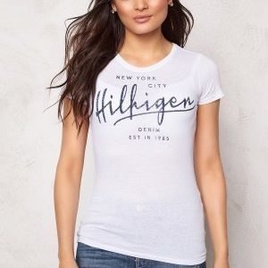 Tommy Hilfiger Denim S/S T-shirt 100 Classic White