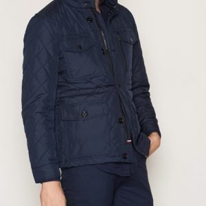 Tommy Hilfiger Diamond Quilted Bob Takki Navy Blazer