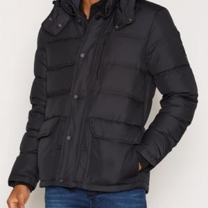 Tommy Hilfiger Down Hooded Bomber Takki Musta