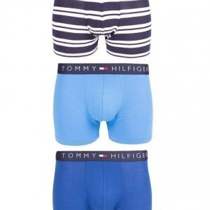 Tommy Hilfiger Icon trunk 3 pack stripe Bokserit Navy Blue