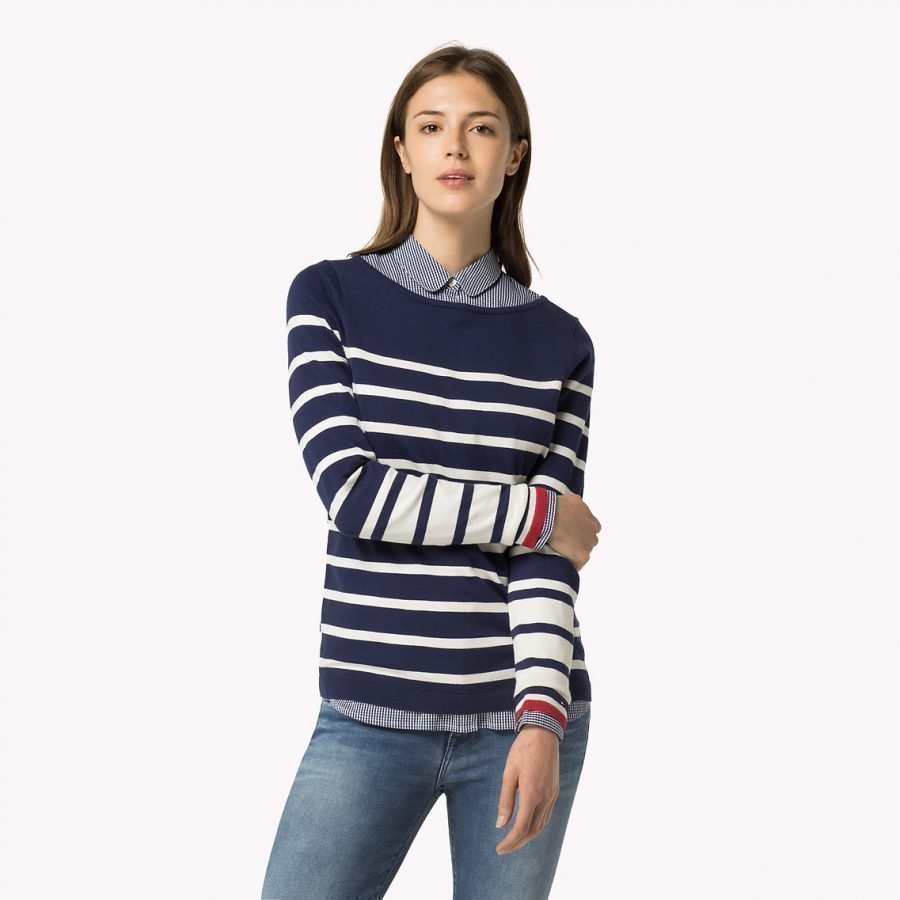 Tommy Hilfiger Icons Ivy Stp Boatneck Lyhyt Neule