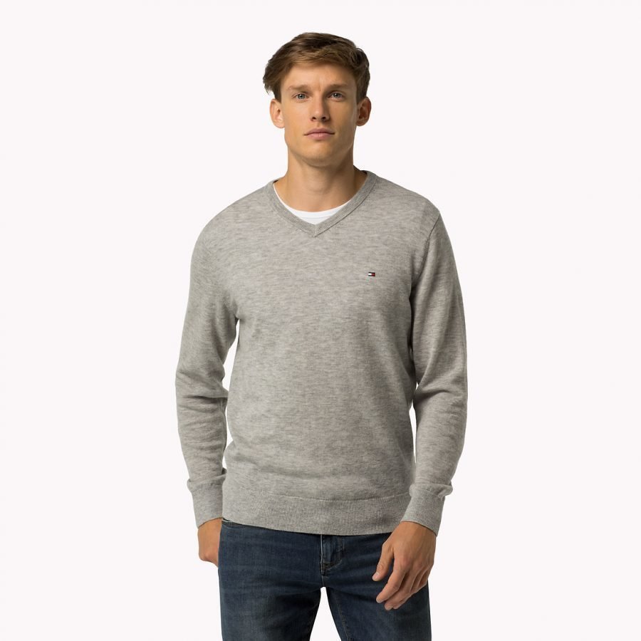 Tommy Hilfiger Lambswool V-Neck Miesten Villaneule