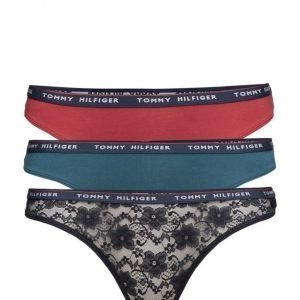 Tommy Hilfiger Lara Lace 3 Pack Thong alushousut