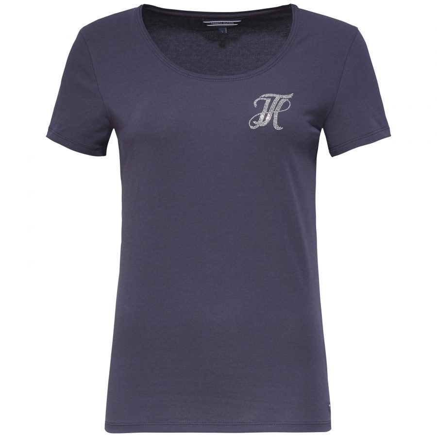 Tommy Hilfiger Lizzy Round T-Paita Ss T-Paita